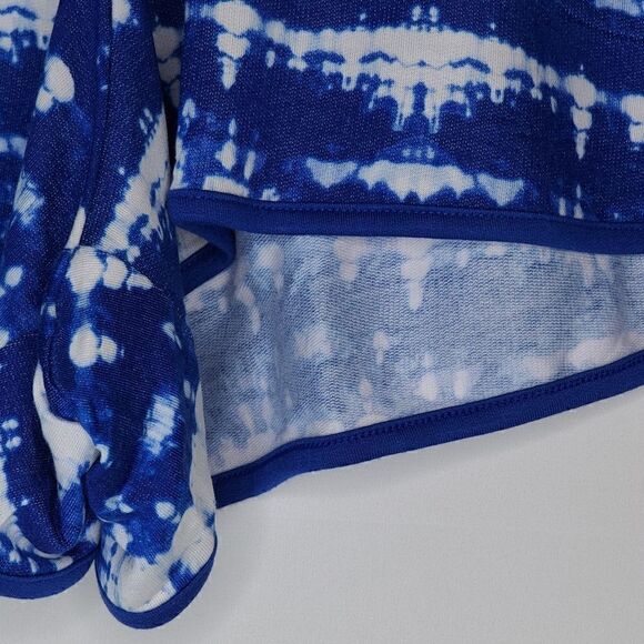 14W 16W Cacique Blue Tie Dye Sleep Short Dolphin - Picture 4 of 9